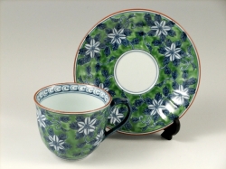 有田焼 カップ&ソーサー ペア 有田焼 ペア カップ&ソーサー 2客セット 陶華窯 南蛮人柄 陶華窯